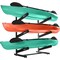 Kayak Storage Rack - 3-Level Freestanding Adjustable Stand With Padded Arms And 300Lb Capacity For Canoes Sup Or